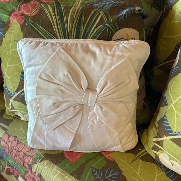 Paperwhite Other - Boudoir Pillow with Big Bow never used in beautiful condition.
